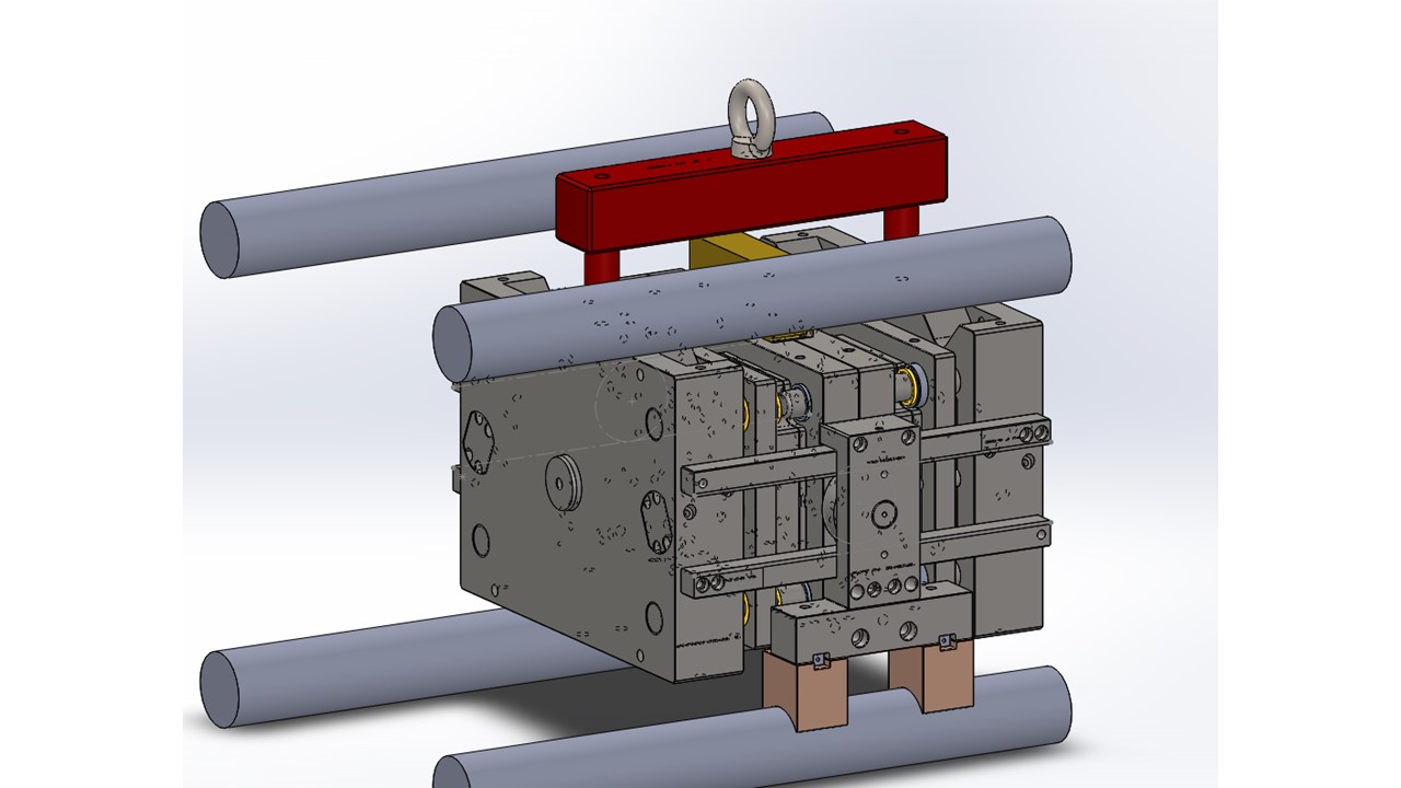 2+2 STACK MOULD DESIGN FOR RECTANGULAR LID