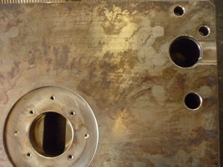 Mold Backplate Deflection Hard Marks