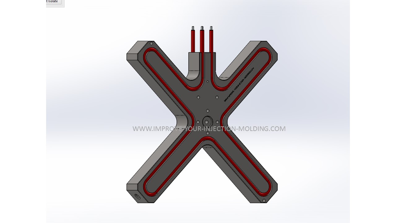 4 Cavity Hot Runner Manifold